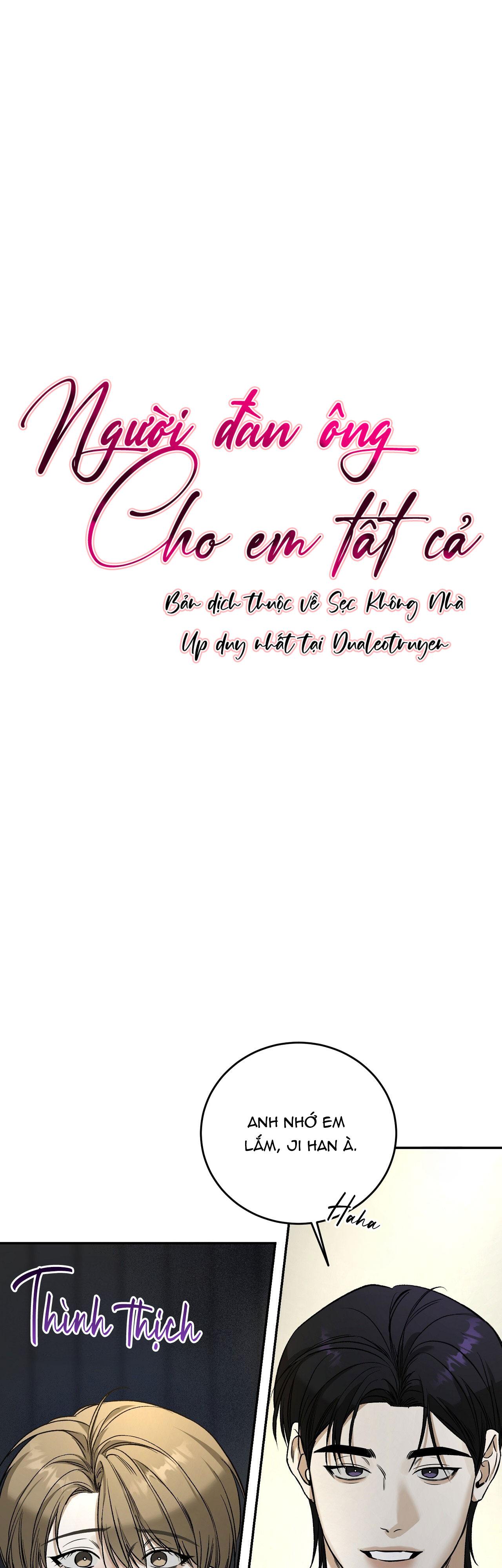 Đọc truyện NGƯỜI ĐÀN ÔNG CHO EM TẤT CẢ - Chapter 30