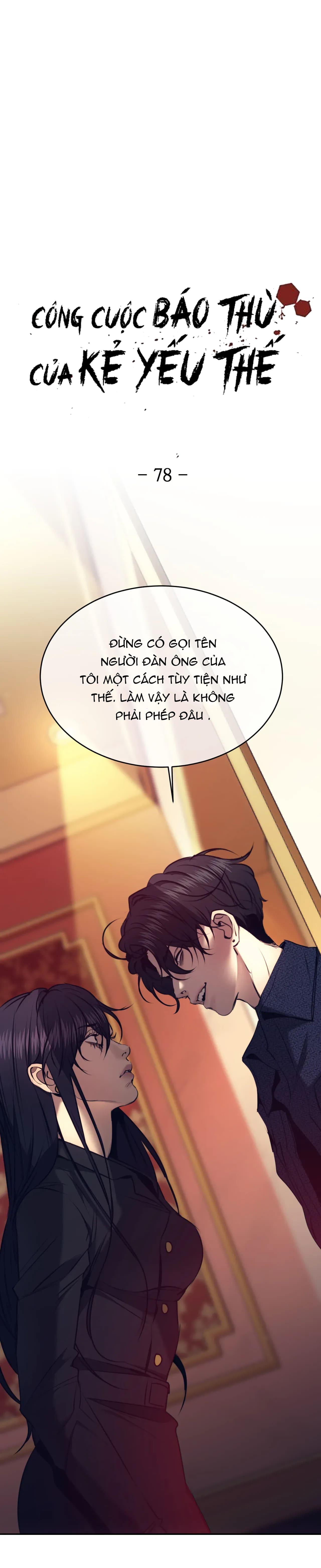 Đọc truyện Công Cuộc Báo Thù Của Kẻ Yếu Thế - Chapter 78