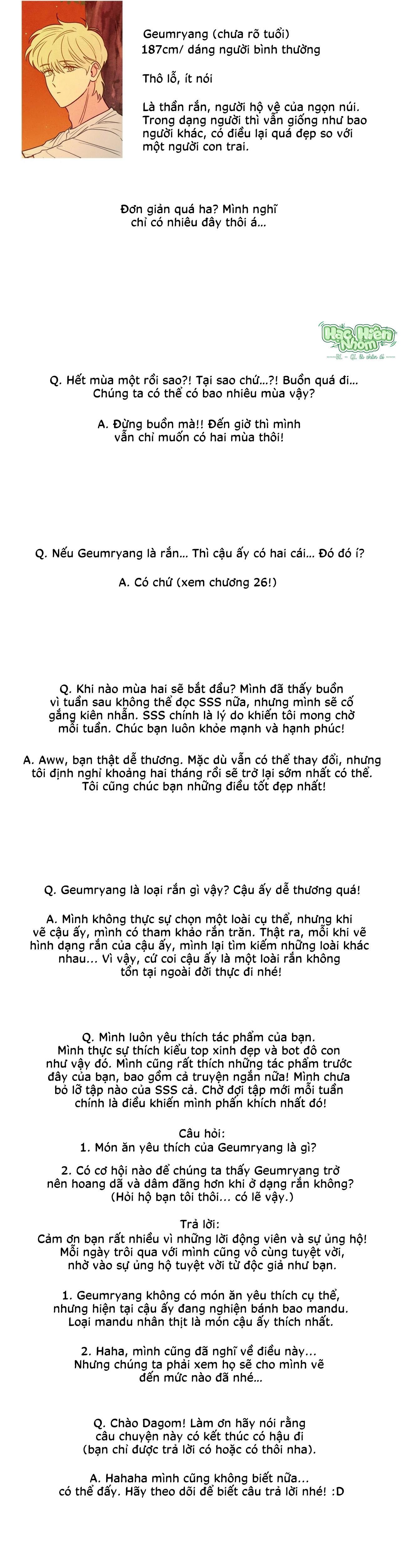 Đọc truyện Sự quyến rũ của Thần Rắn - Chapter 26.5