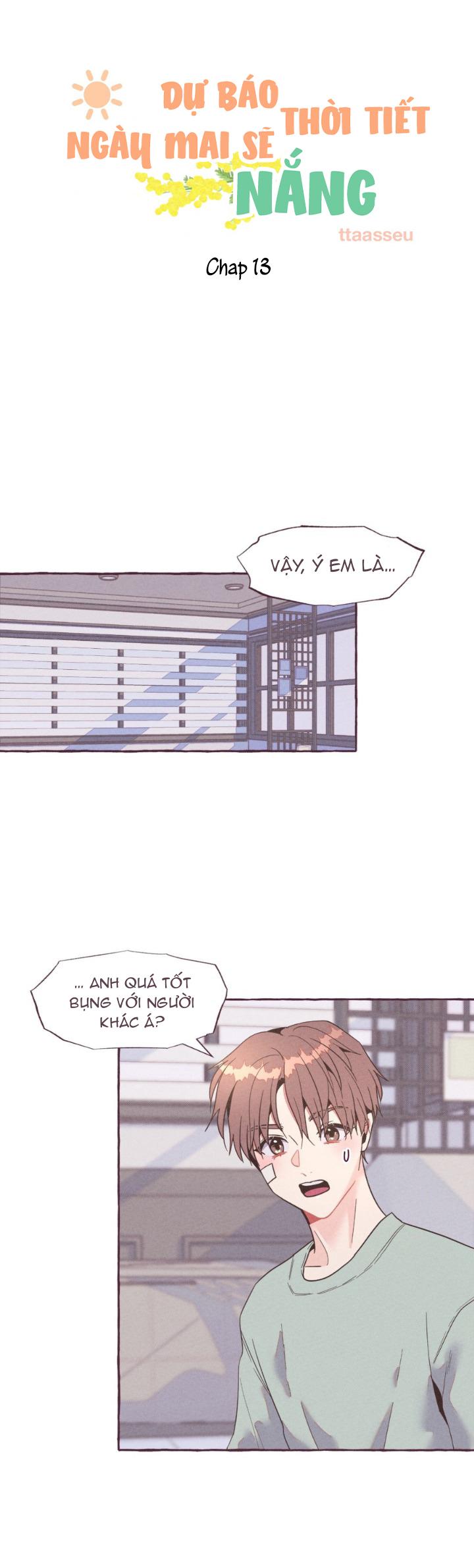 Đọc truyện Dự Báo Thời Tiết Ngày Mai Sẽ Nắng - Chapter 13