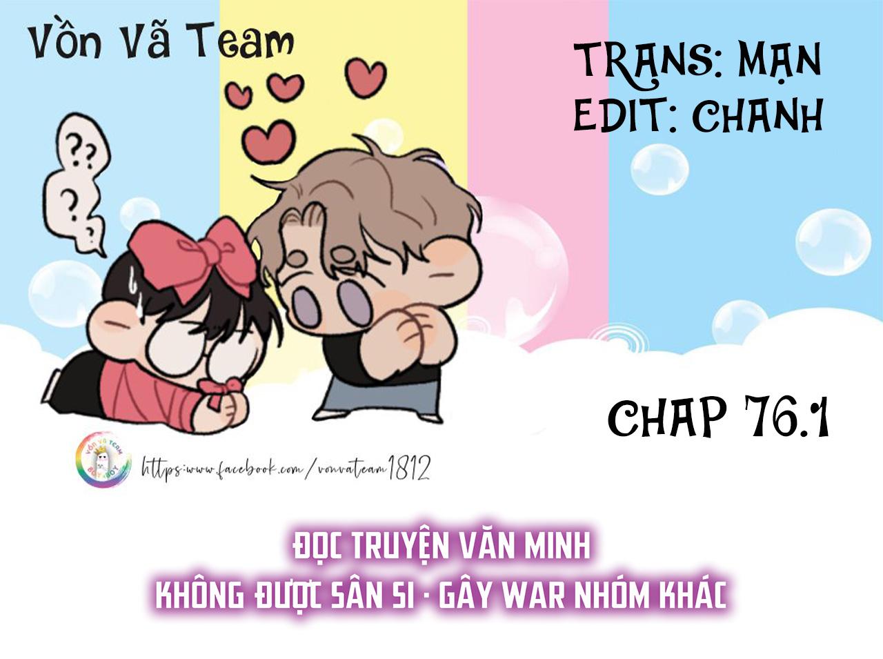 Đọc truyện Đặc Chế Cho Riêng Anh - Chapter 76.1