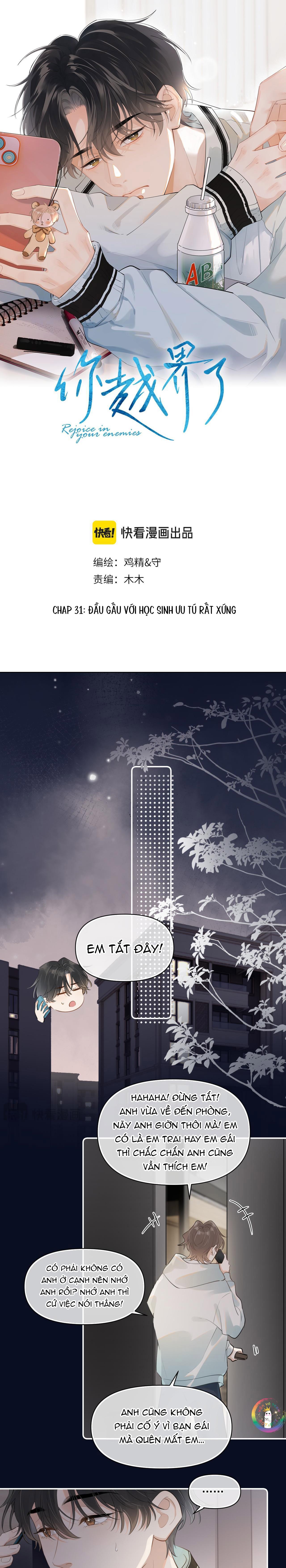 Đọc truyện Cậu Vượt Giới Hạn Rồi - Chapter 31